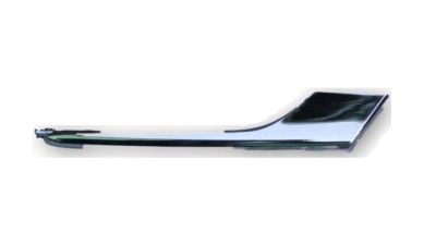 Bandou protectie grila bara fata TESLA MODEL X, 11.2015-, partea Stanga, cromat; superior