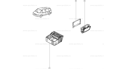 Cadru scrumiera usa OE Renault 1 1995-2003, Espace 1 , original 7700665167