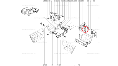 Ornament interior usa dreapta fata, original 7700764278