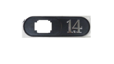Monograma 1.4 pentru Renault Clio 1 1991-1998, Originala, emblema laterala stanga sigla 7700804524