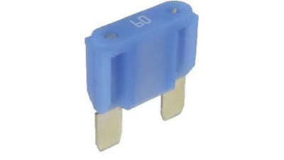 Siguranta auto Renault plata 60Ah, Albastru, Siguranta fuzibila originala 7700807242