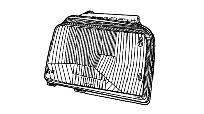 Far Renault Super 5 , partea  Stanga , original 7701030635