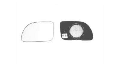 Geam oglinda Renault 19 R19 1988-1995 parte Stanga , exterioara , convexa, sticla crom , originala 7701033503