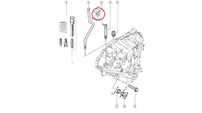 Agrafa fixare conducte cu 1 cale Renault Master, Laguna, clips suport Original 7703079398