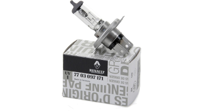 Bec auto cu halogen pentru far Renault H4 12V 60/55W P43 , 1 buc.