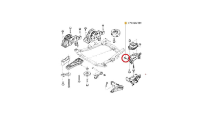 Surub M10 punte spate Dacia Duster , Renault Clio, Modus