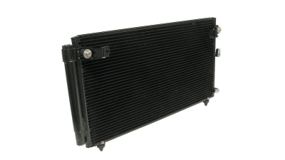 Condensator climatizare Lexus IS, 04.1999-10.2005, motor 2.0 R6, 114 kw; 3.0 R6, 157 kw benzina, cutie manuala/automata, full aluminiu brazat, 670 (620)x370 (350)x16 mm, cu uscator si filtru integrat