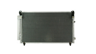 Condensator climatizare Lexus GS, 08.1997-12.2004, motor 3.0 R6, 168 kw; 4.3 V8, 151 kw benzina, cutie automata, full aluminiu brazat, 710(660)x413(388)x16 mm, cu uscator si filtru integrat