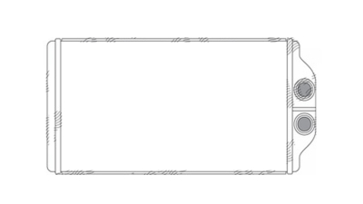 Radiator Incalzire Lexus LS, 11.1994-09.2000, LS400, motor 4.0 V8, LS, 10.2000-11.2006, LS430, 4.3 V8, benzina, cutie automata, aluminiu brazat/aluminiu, 260x138x26 mm, 