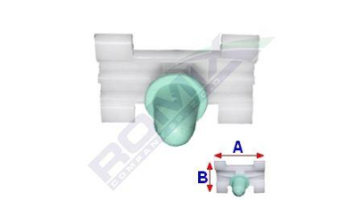 Clips, Agrafa fixare bandouri Bmw Seria 5 E39, 96- Aftermarket 81002016