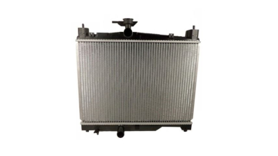 Radiator racire Toyota Yaris (XP10), 03.1999-09.2005 produs in Franta, motor 1.0, 50 kw; 1.3, 63 kw, benzina, cutie manuala, cu/fara AC, 488x350x16 mm, Koyo, aluminiu brazat/plastic 