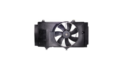 GMV radiator electroventilator Toyota Yaris (Xp10), 04.1999-2006 Motorizari 1, 4 D-4d 55kw Diesel, dimensiune 340mm, cu 2 pini, fara rezistor, plastic, Aftermarket