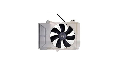 GMV radiator electroventilator Toyota Yaris Verso, 1999-2005 1,3 I 16v 64kw ; 1,5 I 16v 77/78w, Benzina, Manual/Automatic, Cu/fara AC, 340mm, metal+plastic, Aftermarket