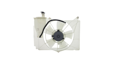 GMV radiator electroventilator Toyota Yaris Verso, 12.2001-2005 Motor 1, 4 D-4d 55kw, Toyota Yaris (Xp10), 12.2001-2006 Motorizari 1, 4 D-4d 55kw Diesel, cutie Manuala, dimensiune 120W/340mm, cu 2 pini, plastic, Aftermarket