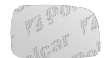 Geam oglinda Toyota Yaris (Cp10) 04.1999-03.2003, Partea Dreapta Crom Convex fara incalzire