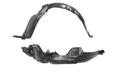 Carenaj roata Toyota Yaris (Xp10), 04.2002-12.2005, partea Dreapta, Fata, A5387652012, polietilena 8103FP1T