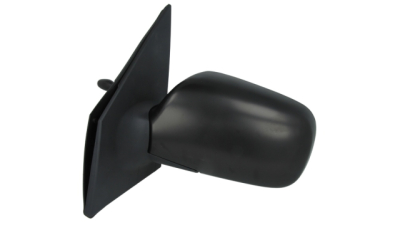 Oglinda exterioara Toyota Yaris (Cp10) 04.2003-12.2005 Partea Stanga Crom Convex Manuala Prin Cablu Fara Incalzire, carcasa neagra
