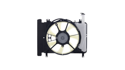 GMV radiator electroventilator Toyota Yaris (Xp90), 2006-2011 Motor 1, 3 63kw/1, 5 80kw, Yaris (Xp130) 2011- Motor 1, 3 64kw; 1, 5 79/81kw; 1, 8 97kw Benzina, dimensiune 140W/350mm, cu 3 pini, plastic, Aftermarket