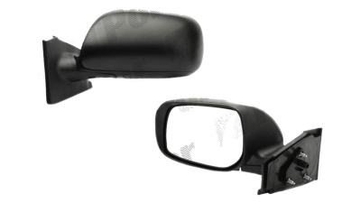 Oglinda exterioara Toyota Yaris (Xp9) Hatchback 01.2006-03.2011 Partea Stanga Crom Convex Manuala Fara Incalzire 879400D240, carcasa neagra cu primer