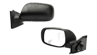 Oglinda exterioara Toyota Yaris (Xp9) Hatchback 01.2006-03.2009 Partea Dreapta Crom Convex Manuala Fara Incalzire 879100D240, carcasa neagra cu primer