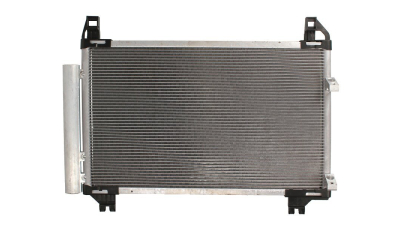 Condensator climatizare Toyota Yaris TS; Yaris (XP90), 01.2006-2011, motor 1.8, 97 kw benzina, cutie manuala, full aluminiu brazat, 525(480)x340(315)x16 mm, cu uscator si filtru integrat