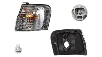 Lampa semnalizare fata Toyota Tercel Sedan, 1998-12.1999, fata, Stanga, cu suport becuri; fara omologare;
