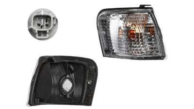 Lampa semnalizare fata Toyota Tercel Sedan, 1998-12.1999, fata, Dreapta, cu suport becuri; fara omologare;