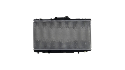Radiator racire Toyota Corolla (E10) 06.1991-04.1997 Motor 1, 5 78kw; Corolla (E11) 07.1997-2000 Motor 1, 33 63kw; 1, 6 79/81kw Cu Ac Benzina, cutie Manuala, diametru intrare/iesire 32/32mm, dimensiune 691x348x26mm, Cu lipire fagure prin brazare, A