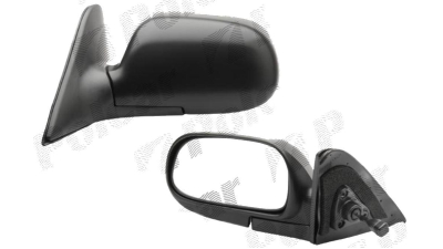 Oglinda exterioara Toyota Corolla (E10) Hatchback/Combi 06.1991-08.2008 Partea DReapta Crom Convex, manuala Fara Incalzire, carcasa neagra cu primer, (nu este compatibila la Liftback)