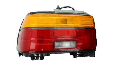 Stop spate lampa Toyota Corolla (E10), 06.1991-08.1998, Sedan, partea Stanga, carcasa neagra; cu locas bec; Omologare: ECE, DEPO