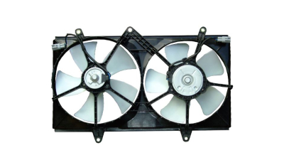 Ventilator radiator GMV Toyota Corolla, 00-2001, Corolla 1997-2000, 300/300 mm; (2+2) pini, BestAutoVest 811223W1