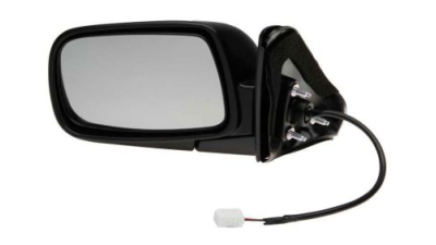 Oglinda exterioara Toyota Corolla (E11) Sedan/Hatchback/Combi/Liftback 1997-12.2001 Partea Stanga Crom Convex Electrica Fara Incalzire, carcasa texturata, 3 pini