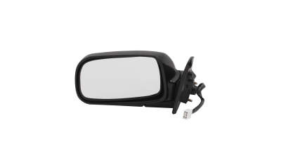 Oglinda exterioara Toyota Corolla (E11) Sedan/Hatchback/Combi/Liftback 1997-12.2001 Partea Stanga Crom Convex Electrica Cu Incalzire, carcasa neagra, 5 pini