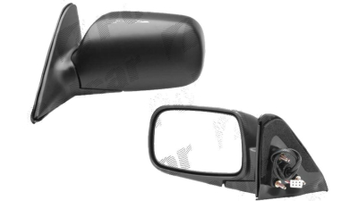 Oglinda exterioara Toyota Corolla (E11) Sedan/Hatchback/Combi/Liftback 1997-12.2001 Partea Dreapta Crom Convex Electrica Fara Incalzire, carcasa texturata, 3 pini