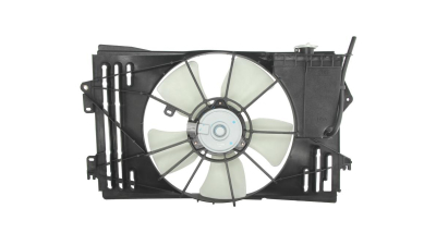 GMV radiator electroventilator Toyota Corolla Verso, 01.2002-05.2004 Motor 1, 6 81kw/1, 8 99kw, Corolla (E12), 01.2002-2007 Motor 1, 4 71kw/1, 6 81kw Benzina, dimensiune 360mm, cu 2 pini, plastic, Aftermarket