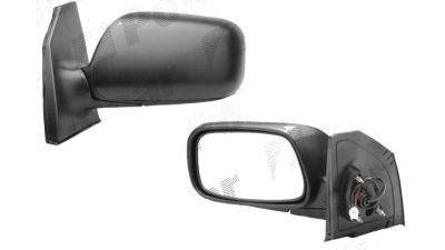 Oglinda exterioara Toyota Corolla (E12) 01.2002-12.2003 Partea Dreapta Crom Convex Electrica Fara Incalzire 8790102060 Connector Rotund, carcasa neagra cu primer, 3 pini