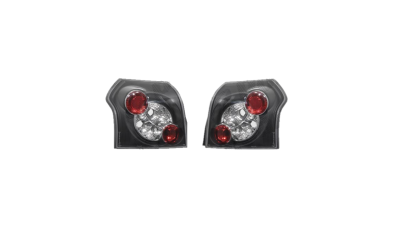 Set stopuri tuning TOYOTA COROLLA (E12), 01.2002-12.2003, model Hatchback, Taiwan, partea stanga+dreapta, negru, transparent; cu locas bec;