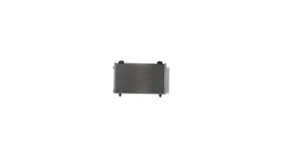 Condensator climatizare Toyota Corolla Verso, 2002-2004, Corolla (E12), 2002-2007, motor 2.0 D-4D, 85 kw diesel, full aluminiu brazat, 655 (615)x390 (370)x17 mm, RHD