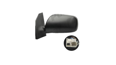 Oglinda exterioara Toyota Corolla (E12) 01.2004-03.2007 Partea Stanga Crom Convex Electrica Cu Incalzire Cu Pliere, carcasa grunduita