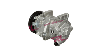 Compresor aer conditionat Toyota Auris, 2007-2012, motorizare 1.6, 91kw/97kw, 1.8, 108kw, benzina, rola curea 120 mm, 6 caneluri, de tip Denso: 6SEU14C
