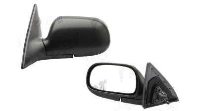 Oglinda exterioara Toyota Carina E (T19) 04.1992-09.1997 Partea Stanga Crom Convex Manuala Prin Cablu Fara Incalzire, carcasa neagra
