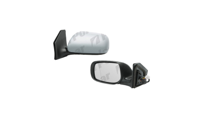Oglinda exterioara Toyota Avensis (T25) 04.2003-06.2006 Partea Dreapta Crom Convex Electrica Cu Incalzire, conector dreptunghiular, carcasa grunduita, cu pliere, 7pini