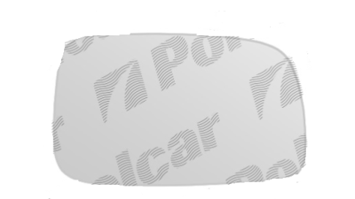 Geam oglinda Toyota Avensis (T25) 04.2003-06.2006 Partea Dreapta Crom Convex Cu Incalzire