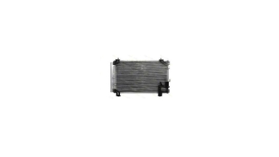Condensator climatizare Toyota Avensis (T25), 2003-2008, motor 2.0 D-4D, 85 kw/93 kw diesel, full aluminiu brazat, 630(590)x390(372)x16 mm, cu uscator si filtru integrat