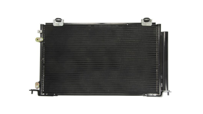 Condensator climatizare Toyota Avensis (T25), 2003-2008, motor 2.0, 108 kw; 2.4, 120 kw benzina, full aluminiu brazat, 650(605)x385(360)x16 mm, cu uscator si filtru integrat