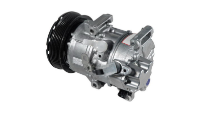 Compresor aer conditionat Toyota Avensis (T25), 2003-2008, Corolla Verso, 2002-2009, motorizare 2.0 D-4D, 85kw, diesel, rola curea 100 mm, 5 caneluri, de tip Denso: 5SE12C