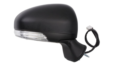 Oglinda usa exterioara Toyota Avensis (T27), 10.2008-07.2015, partea Dreapta, reglare electrica; carcasa neagra partial grunduita; incalzit; sticla convexa; geam cromat; rabatabil; 9 pini; cu Lucas; VTZE69, View Max
