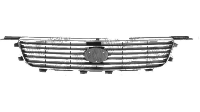 Grila radiator Toyota Camry (Sxv20/Mcv20), 08.1996-12.1998, crom/negru, 5311133090, 813505