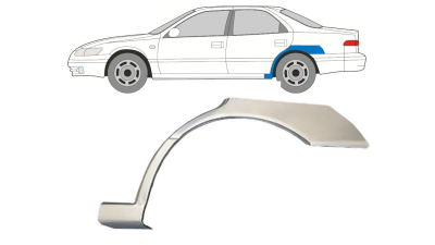 Set reparatie aripa spate TOYOTA CAMRY (SXV20/MCV20), 08.1996-11.2001, partea stanga, otel galvanizat