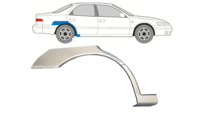 Set reparatie aripa spate TOYOTA CAMRY (SXV20/MCV20), 08.1996-11.2001, partea dreapta, otel galvanizat